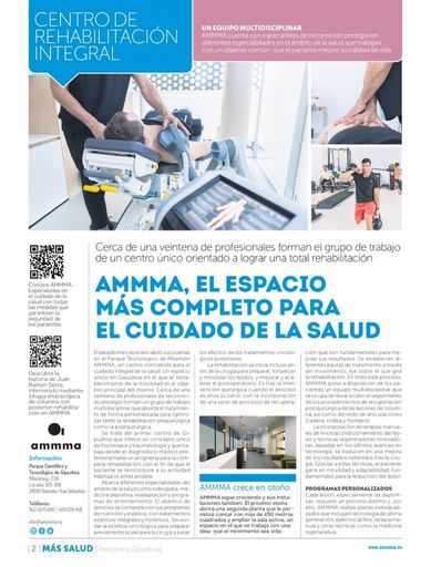 Reportaje sobre ammma en el Diario Vasco